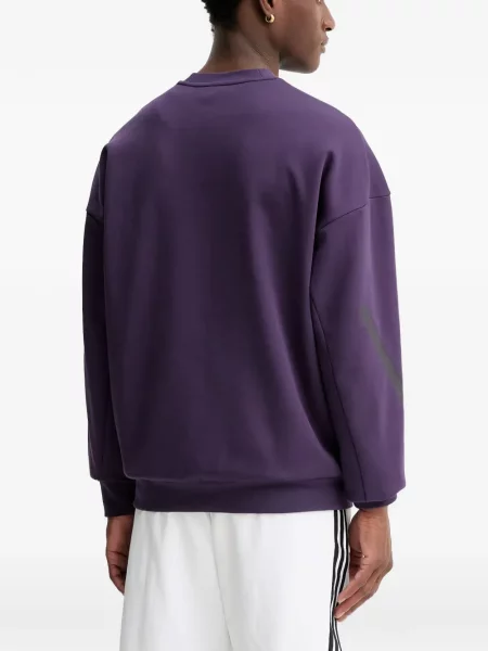 Prugaste teretana kratke hlače Adidas s printom plava
