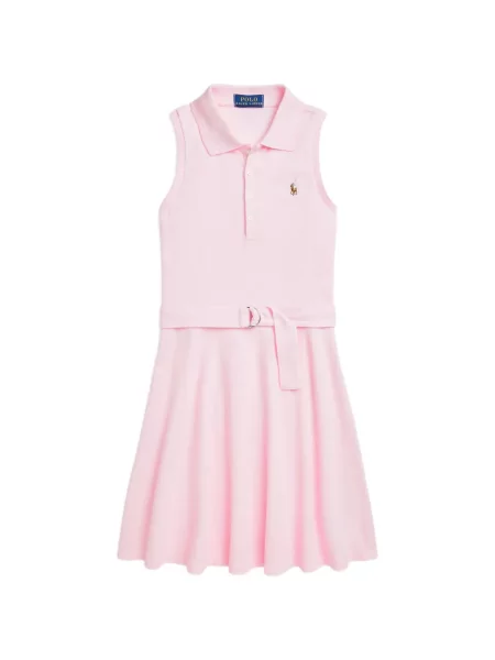 Sukienka dziecięca Polo Ralph Lauren różowa