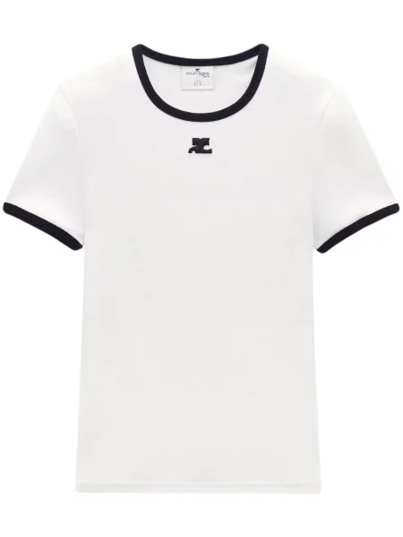 Tricou Courreges alb
