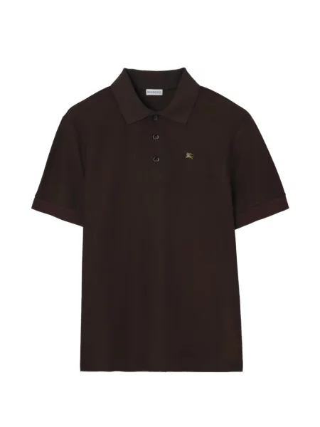 Tricou polo Burberry maro