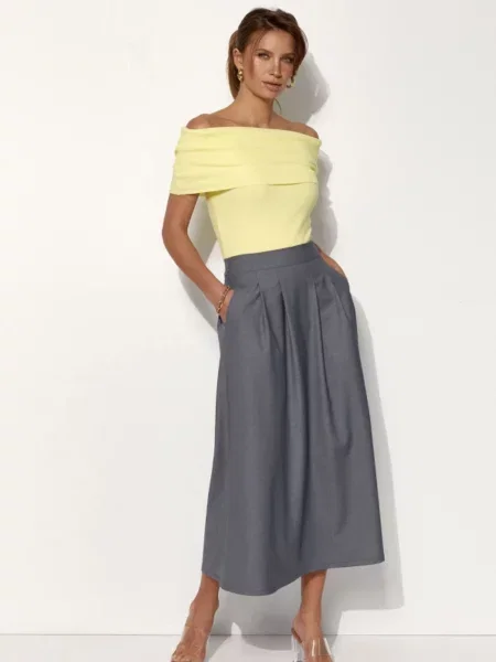 Топ TrikoBakh текстиль жовтий