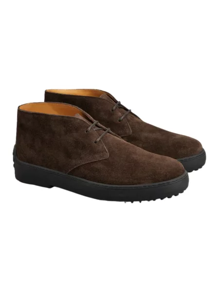 Botki Tod's skórzane brązowe
