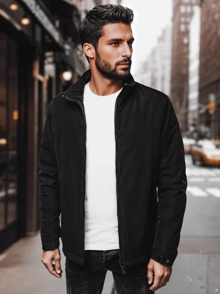 Prehodna jakna Dstreet črna