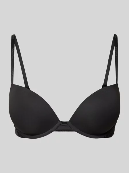 Biustonosz z zapięciem na haftkę Calvin Klein Underwear czarny