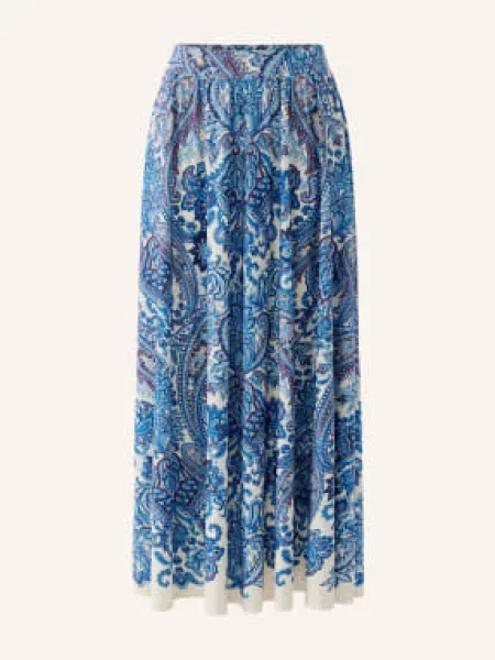 Oui Sukně modrá / tmavě červená bílá