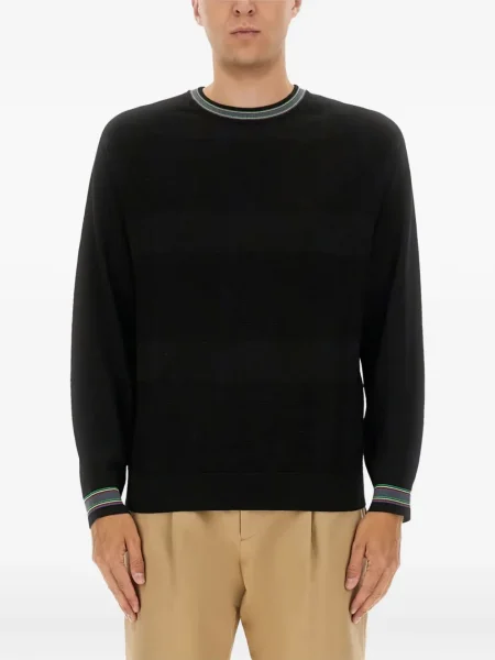 Pulover Ps Paul Smith cu dungi negru