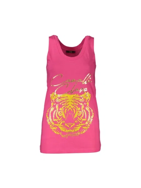 Podkoszulka Cavalli Class elegancka żółta