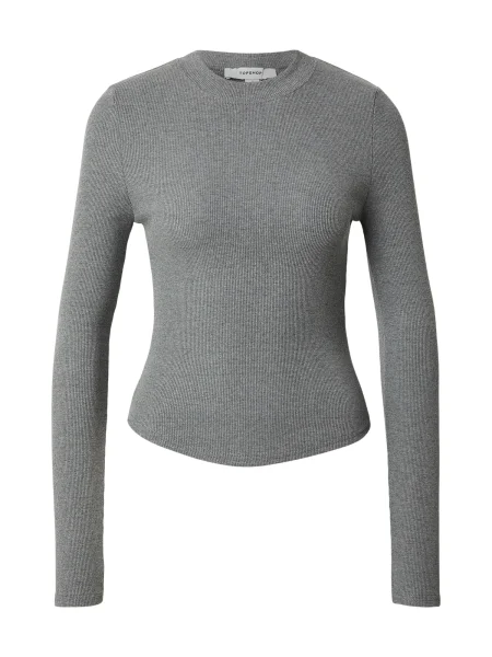 TOPSHOP Tricou BEA deschis gri