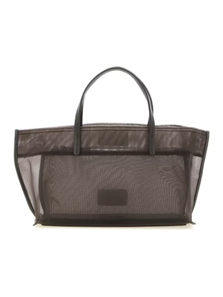 Mała mały torebka skórzana Staud skórzana brązowa