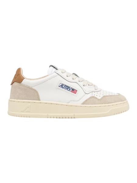 Sneakersy Autry skórzane białe