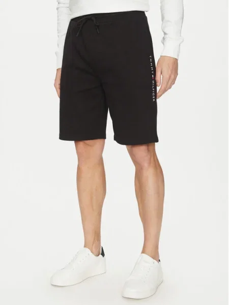 Tommy Hilfiger Pantaloni scurți sport negru