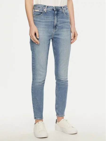 Calvin Klein Jeans Traperice Svijetloplava Super Skinny Fit