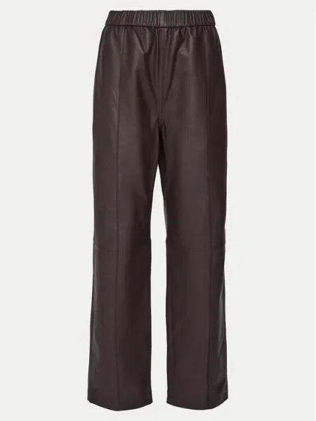 Pantaloni 2ndday din piele maro