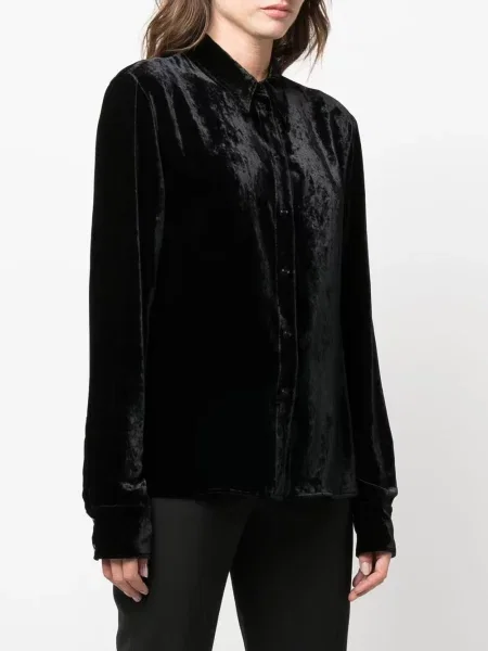 Cămașă Tom Ford de mătase negru