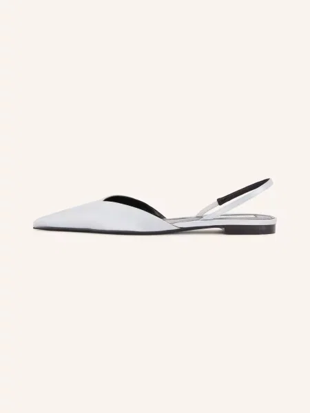 Victoria Beckham Baleriny Typu Slingback silber