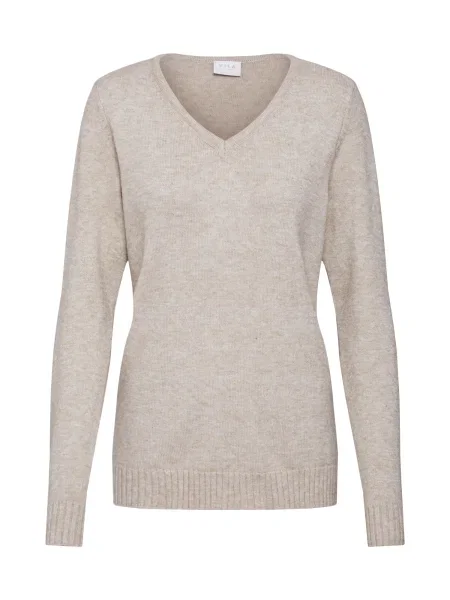 VILA Pulover VIRil amestecat bej
