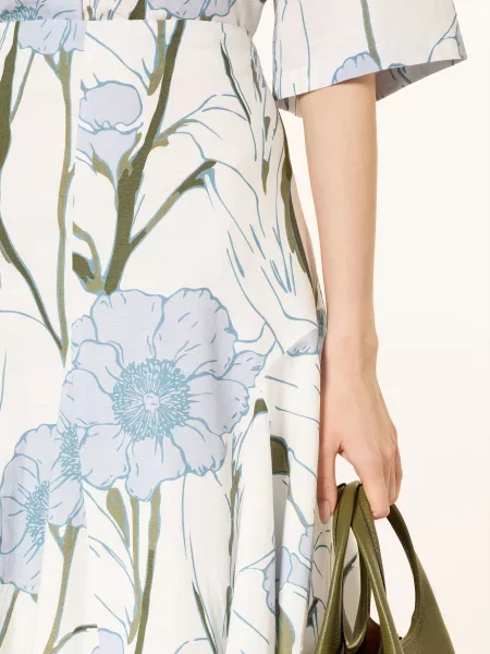 Ted Baker Spódnica Chanla Z Lnem weiss
