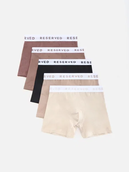 Длинные боксеры Reserved коричневые