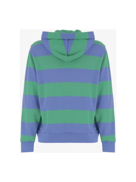 Bluza rozpinana z wyhaftowanym logo Polo Ralph Lauren niebieska