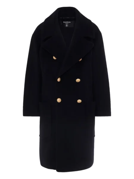 Płaszcz dziecięcy Balmain czarny