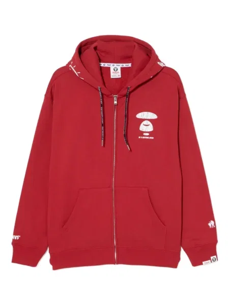 Hanorac cu glugă Aape By A Bathing Ape roșu