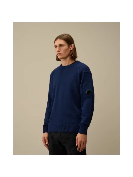 Sweter C.p. Company wełniany niebieski