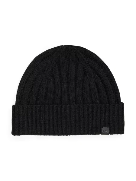 Kapa z dodatkom volne Lauren Ralph Lauren črna