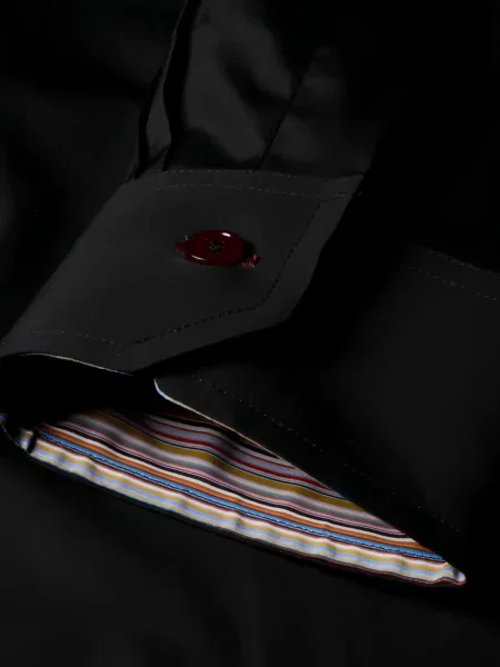 Cămașă Paul Smith cu dungi negru