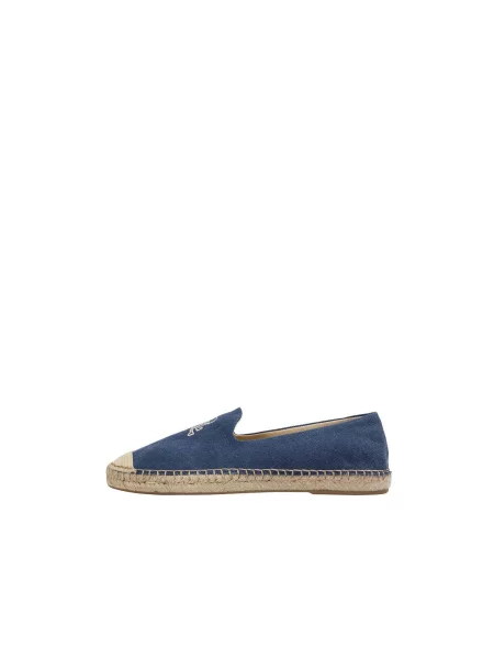 Scalpers Espadrile Skull denim albastru