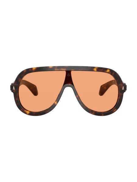 Moncler okulary przeciwsłoneczne SUNSETTE brązowe