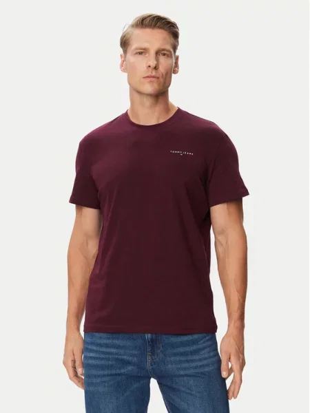 Tommy Jeans T-Shirt fioletowy