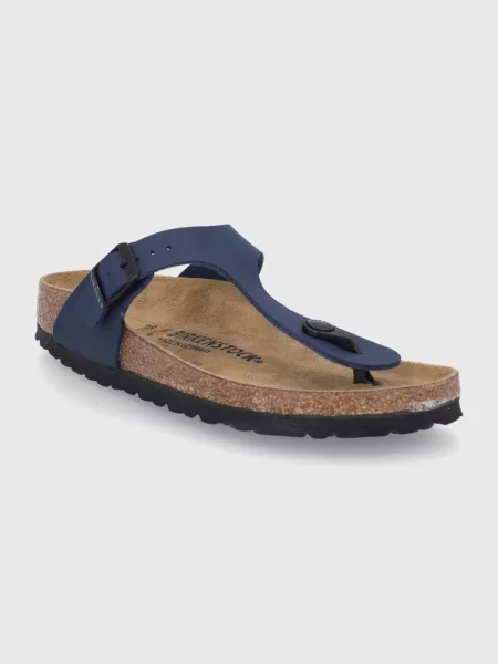 Birkenstock japonki Gizeh granatowe