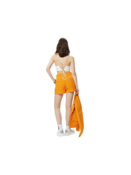 Pantaloni scurți Only portocaliu