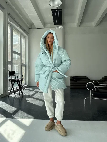 Зимова куртка Milirud нейлон/поліестер блакитний