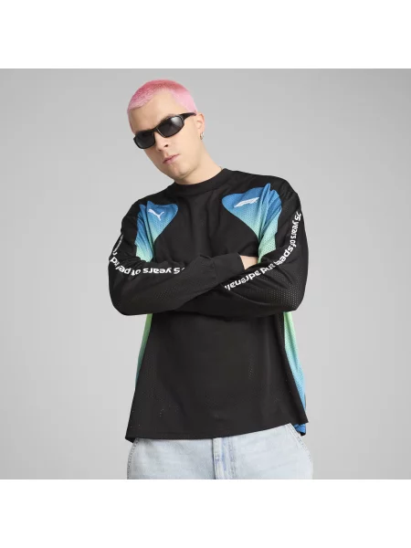 Koszula oversize Puma z długim rękawem czarna