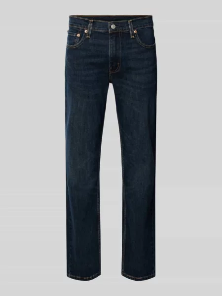 Jeansy o kroju slim fit z mieszanki bawełny model Levi's niebieskie
