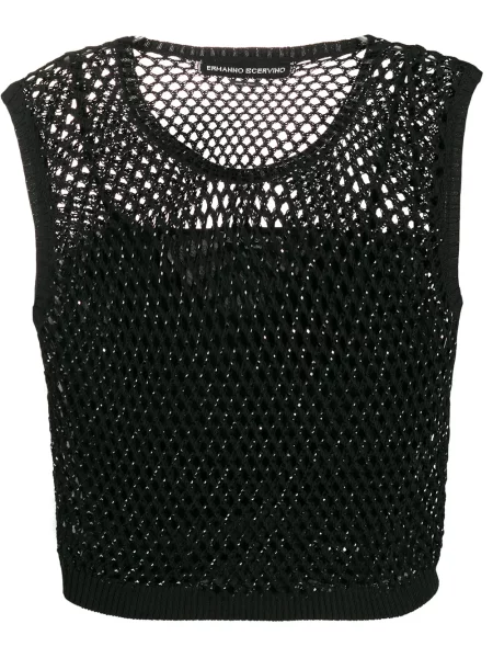Top Ermanno Scervino de cristal negru