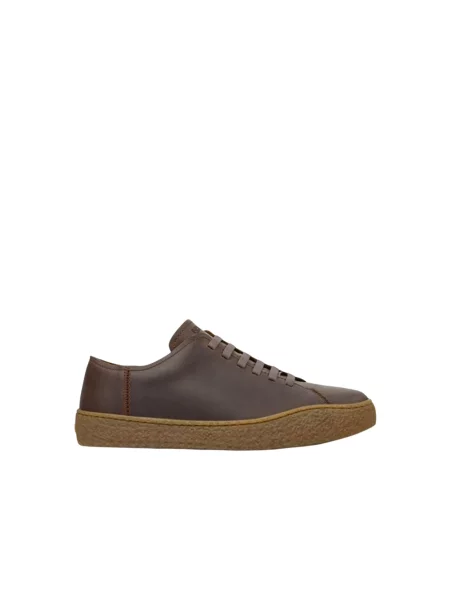 Sneakersy Camper skórzane sznurowane klasyczne brązowe
