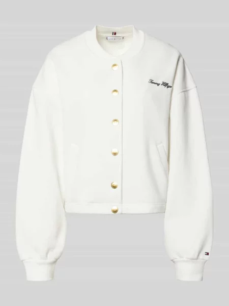 Bluza rozpinana o kroju relaxed fit z mieszanki bawełny Tommy Hilfiger