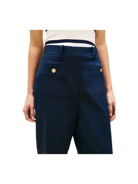 Nohavice Tommy Hilfiger modrá