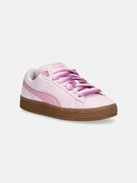 Superge iz semiša Puma Suede XL Fat Laces roza