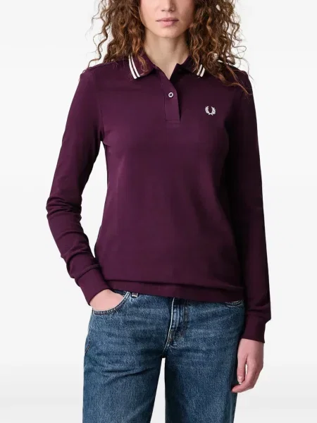 Dugo top Fred Perry ljubičasta