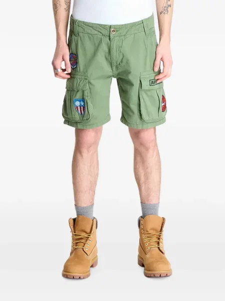 Pantaloni scurți Alpha Industries verde