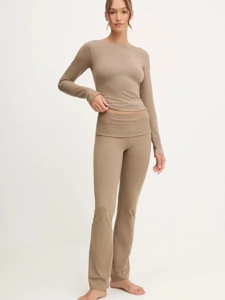 Штани для йоги Casall Sublime меланж зелений