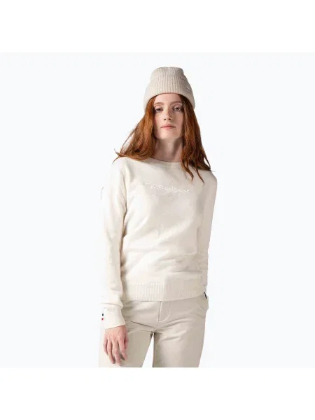 Pulover pentru femei Rossignol Signature Rossignol Knit white alb