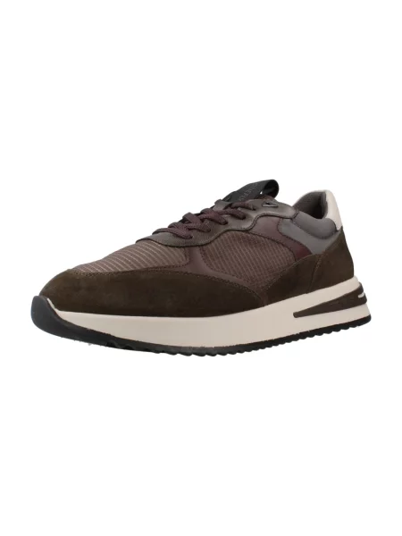 Sneakersy Stonefly zamszowe brązowe