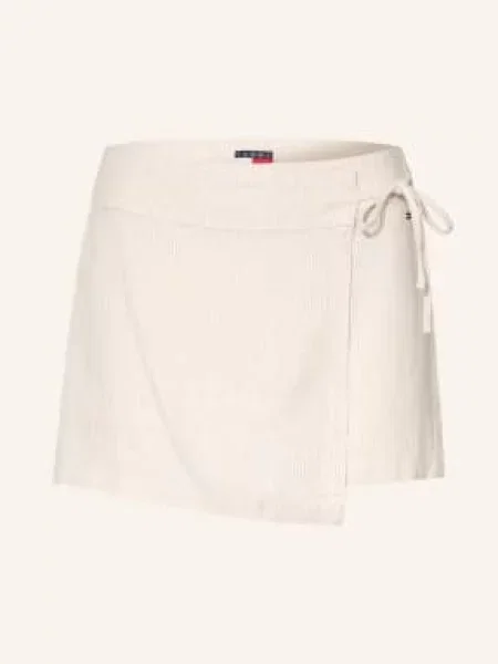 Džínová sukně Tommy Jeans béžové