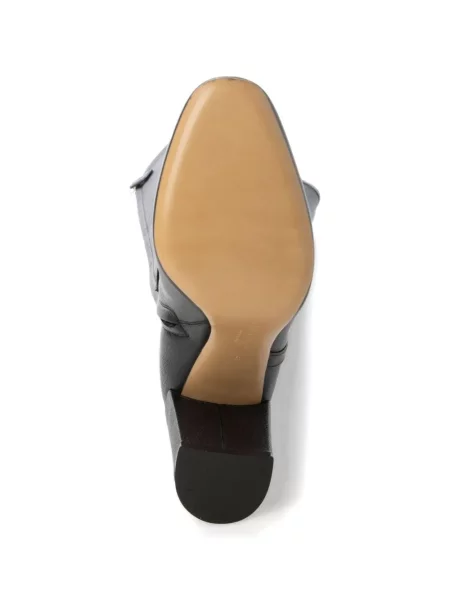 Botine Ferragamo cu bretele negru