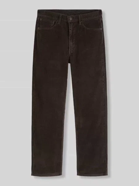 Spodnie o prostym kroju loose fit ze sztruksu z czystej bawełny model Levi's