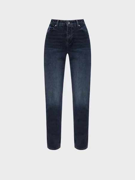 Прямі джинси Karl Lagerfeld Jeans бавовна/еластан синій